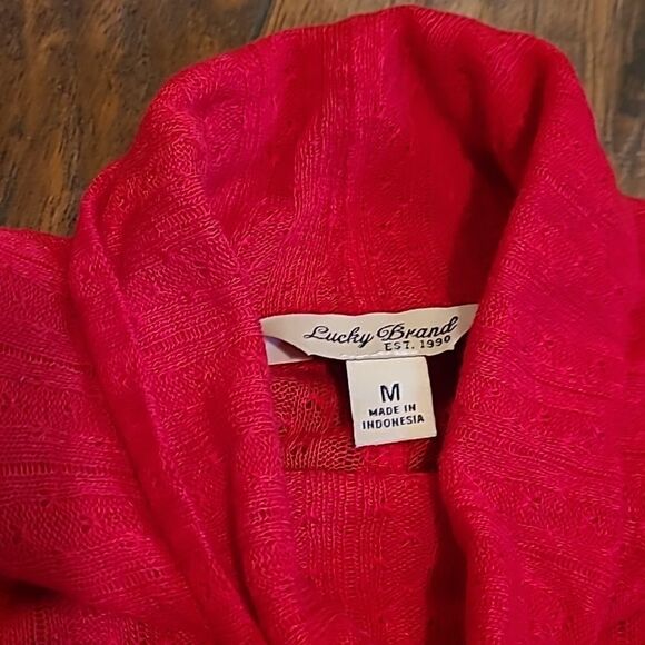 Lucky Brand Hi-Lo Turtleneck Split Back - Picture 4 of 5